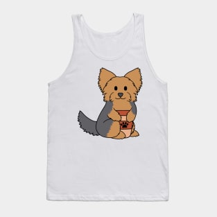 Yorkshire Terrier Coffee Tank Top